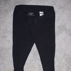 BumpStart by Motherhood Maternity under the bump black leggings, small, like new